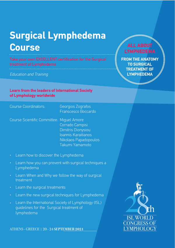 Surgical Lymphedema Course